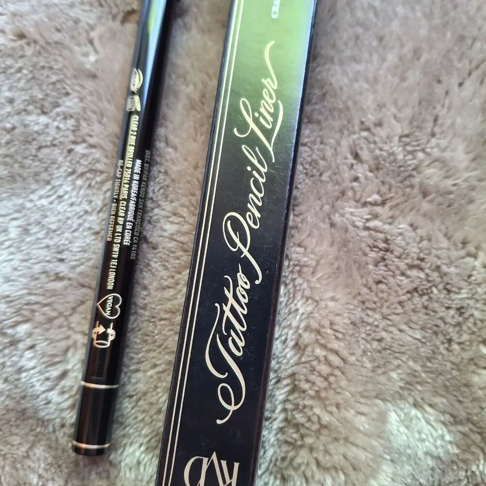 KVD Beauty Eyeliner Tattoo Pencil Liner Trooper Black - Full Size, New 0.0176 oz
